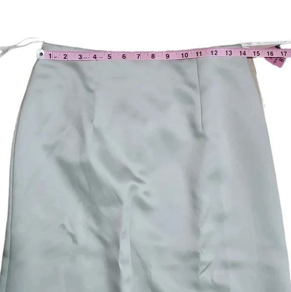 Betsy & Adam Jaslene MP Corset Gown Set Deadstock Mint Green Vintage Dress 90s - Picture 9 of 13